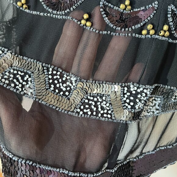 French Connection Sequin Mini Dress, Size 4 - Picture 8 of 11